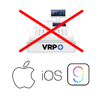 VRP nebude podporovať iOS 9 a starší