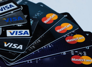Visa a MasterCard